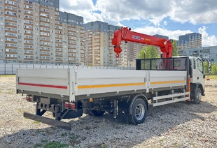 JAC N120-L (МРМ 12т) КМУ KANGLIM KS1154 (5т) БОРТ 6,3х2,55х0,6м